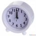 Perfeo Quartz часы-будильник "PF-TC-020", круглые диам. 10 см, белые