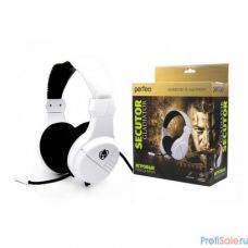 PF_B4178 Perfeo игровая гарнитура SECUTOR белая 1,5 м, разъем 3,5 мм