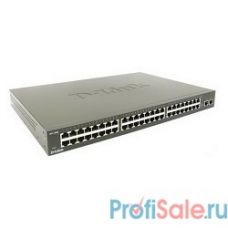 D-Link DES-1050G/C1A Неуправляемый коммутатор с 48 портами 10/100Base-TX + 2 комбо портами 10/100/1000BASE-T/SFP