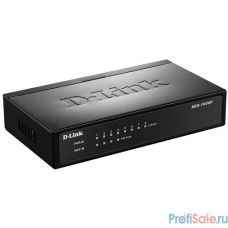 D-Link DES-1008P/C1A Неуправляемый коммутатор с 8 портами 10/100Base-TX (4 порта с поддержкой PoE 802.3af (15,4 Вт), PoE-бюджет 52 Вт)