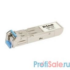 D-Link 331R/20KM/A1A WDM SFP-трансивер с 1 портом 1000BASE-BX-U (Tx:1310 нм, Rx:1550 нм) для одномодового оптического кабеля