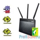 ASUS RT-AC68U AC1900 WiFi Router (WLAN 1.3Gbps, Dual-band 2.4GHz+5.1GHz, 802.11ac+4xLAN RG45 GBL+1xWAN GBL+1xUSB3.0+1xUSB2.0) 3x ext Antenna черный