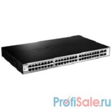 D-Link DGS-1210-52/ME/A1A Управляемый коммутатор 2 уровня с 48 портами 10/100/1000Base-T и 4 портами 1000Base-X SFP