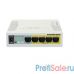 MikroTik RB260GSP (CSS106-1G-4P-1S) Коммутатор RouterBOARD 260GSP 1xSFP, 5x10/100/1000 Gigabit Ethernet, PoE with indoor case and power supply