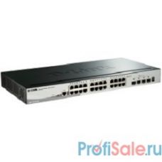 D-Link DGS-1510-28X/A1A PROJ Управляемый стекируемый коммутатор SmartPro с 24 портами 10/100/1000Base-T и 4 портами 10GBase-X SFP+