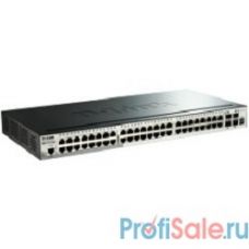 D-Link DGS-1510-52X/A2A PROJ Управляемый стекируемый коммутатор SmartPro с 48 портами 10/100/1000Base-T и 4 портами 10GBase-X SFP+