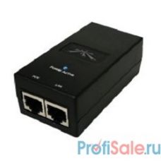 UBIQUITI POE-48-24W Блок питания с PoE, 220 VAC -> 48VDC 0.5A (черный)