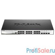 D-Link DGS-1210-28X/ME/B1A Управляемый коммутатор 2 уровня с 24 портами 10/100/1000Base-T и 4 портами 10GBase-X SFP+