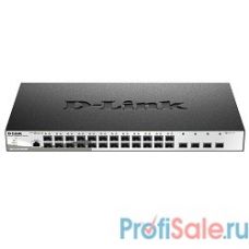 D-Link DGS-1210-28XS/ME/B1A Управляемый коммутатор 2 уровня с 24 портами 100/1000Base-X SFP и 4 портами 10GBase-X SFP+