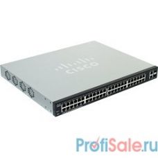 Cisco SB SF220-48P-K9-EU Коммутатор PoE SF220-48P, 48x10/100 PoE Smart Plus, 375W