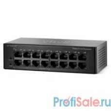 Cisco SB SF110D-16HP-EU Коммутатор 16-портовый, неуправляемый, 10/100 PoE