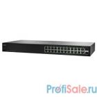 Cisco SG110-24HP-EU коммутатор (switch) возможность установки в стойку 2 слота для дополнительных интерфейсов 24 порта Ethernet 10/100/1000 Мбит/сек 440 x 44 x 202 мм, 2.98 кг