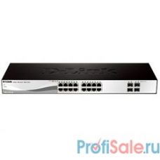 D-Link DGS-1210-20/ME/B1A Управляемый коммутатор 2 уровня с 16 портами 10/100/1000Base-T и 4 портами 1000Base-X SFP