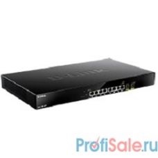 D-Link DMS-1100-10TP/A1A Настраиваемый коммутатор с 8 портами 100/1000/2.5GBase-T и 2 портами 10GBase-X SFP+ (8 портов с поддержкой PoE 802.3af/at (30 Вт), PoE - бюджет 240 Вт)