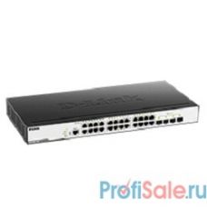 D-Link DGS-3000-28X/B1A Управляемый коммутатор 2 уровня с 24 портами 10/100/1000Base-T и 4 портами 10GBase-X SFP+