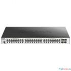 D-Link DGS-3000-52L/B1A Управляемый коммутатор 2 уровня с 48 портами 10/100/1000Base-T и 4 портами 1000Base-X SFP