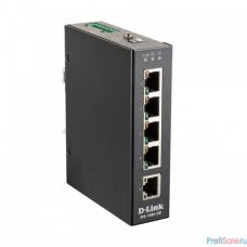 D-Link DIS-100E-5W/A1A Промышленный неуправляемый коммутатор с 5 портами 10/100Base-TX, функцией энергосбережения и поддержкой QoS