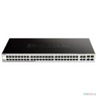 D-Link DGS-1210-52/FL1A Управляемый L2 коммутатор с 48 портами 10/100/1000Base-T и 4 комбо-портами 100/1000Base-T/SFP