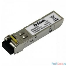 D-Link 220T/20KM/A1A WDM SFP-трансивер с 1 портом 100Base-BX-D (Tx:1550 нм, Rx:1310 нм) для одномодового оптического кабеля (до 20 км)