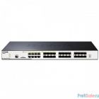 D-Link DGS-3120-24SC/B1ASI PROJ  Управляемый стекируемый коммутатор уровня 2+ с 16 портами 100/1000Base-X SFP, 8 комбо-портами 100/1000Base-T/SFP и 2 портами 10GBase-CX4 