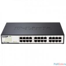 D-Link DGS-1024D/I1A Неуправляемый коммутатор с 24 портами 10/100/1000Base-T, функцией энергосбережения и поддержкой QoS