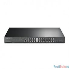 TP-Link TL-SG3428XMP JetStream 24?портовый гигабитный управляемый PoE+ коммутатор уровня 2+ с 4 SFP+ слотами 10GE SMB