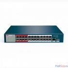 HIKVISION DS-3E0326P-E/M(B)  Коммутатор 25x100Mb 1SFP 24PoE+ 225W неуправляемый