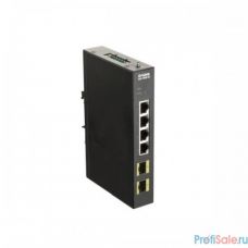 D-Link DIS-100G-6S/A2A Промышленный неуправляемый коммутатор с 4 портами 10/100/1000Base-T и 2 портами 1000Base-X SFP