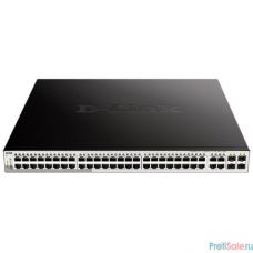 D-Link DGS-1210-52MP/F2A PROJ Настраиваемый  коммутатор Web Smart с 48 портами 10/100/1000Base-T с поддержкой РоЕ и 4 портами 1000Base-X SFP  PoE бюджет 370 Вт