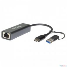 D-Link DUB-2315/A1A Сетевой адаптер 2.5 Gigabit Ethernet / USB Type-C с переходником USB Type-C / USB Type-A