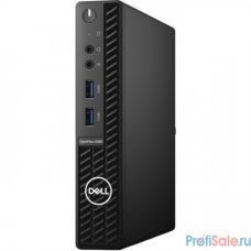 ПК Dell Optiplex 3080 [3080-9872] Micro i3 10105T (3)/8Gb/SSD256Gb/UHDG 630/Linux/GbitEth/WiFi/BT/клавиатура/мышь/черный