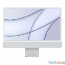 Apple iMac [Z12R000AS, Z12R/3] Silver 24" Retina 4.5K {Apple M1 chip with 8-core CPU and 8-core GPU/16GB/512GB SSD} (2021)