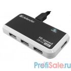 DEFENDER USB QUADRO INFIX USB 2.0, 4 порта, [83504]