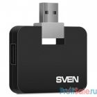 Sven HB-677 USB-концентратор, black (USB 2.0, 4 порта, без кабеля, блистер)