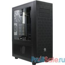 Case Tt Core X71 Tempered Glass  [CA-1F8-00M1WN-02(00)] ATX / win / black/ USB 3.0/ no PSU