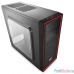 Deepcool TESSERACT SW-RD, ATX, Black-Red, Window, без БП