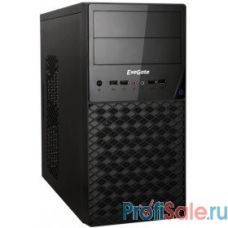 Exegate EX278427RUS Корпус Minitower Exegate QA-413U Black, mATX, <XP400, Black, 120mm>, 3*USB+1*USB3.0, Audio