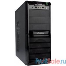 Exegate EX278400RUS Корпус Miditower Exegate XP-329S Black, ATX, <XP600, Black,120mm>, 2*USB, Audio