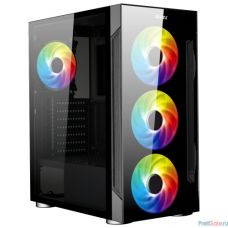 Ginzzu CL280 FAN 12CM RGB*4 USB3.0 Window