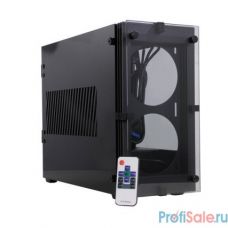 GameMax [Stratos ITX] без БП (Черн., Mini-ITX, зак.стекло,USB3.0, 2*120 вент+пульт)