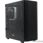 Powercase CASMB-F1 Корпус Alisio Mesh M Black, Tempered Glass, 1х 120mm fan, черный, ATX  (CASMB-F1)