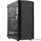 Powercase CMDM-L1 Корпус Diamond Mesh LED, Tempered Glass, 1x 120mm 5-color fan, чёрный, ATX  (CMDM-L1)