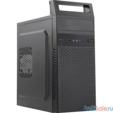 Exegate EX287421RUS Корпус Minitower ExeGate QA-409U2 (mATX, без БП, ручка, 1*USB+2*USB3.0, аудио, черный)