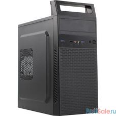 Exegate EX287417RUS Корпус Minitower ExeGate QA-409U2-400W-12 (mATX, БП XP400 с вент. 12см, ручка, 1*USB+2*USB3.0, аудио, черный)