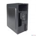 CASE HIPER Office ST-5004 (mATX, w/o PSU, USB+audio) BLACK