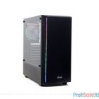 Powercase Корпус Alisio D3 Black ARGB, Tempered Glass, 2х 120mm fan + 1x 120mm ARGB fan, ARGB Strip, черный, ATX  (CADB-F2A1)