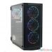 Powercase Корпус Attica Mesh M4 ARGB, Tempered Glass, 4х 120mm ARGB fan, fans controller & remote, черный, E-ATX  (CAMB-A4)