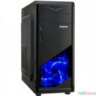 Exegate EX289683RUS Корпус Miditower ExeGate EVO-8205-NPX500 (ATX, БП 500NPX с вент. 12см, 1*USB+1*USB3.0, HD аудио, черный с голубой подсветкой)