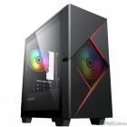 GameMax Корпус Cyclops BR без БП (Midi Tower, ATX, Черно-красн.,1*USB2.0 + 1*USB3.0, 2*120мм)