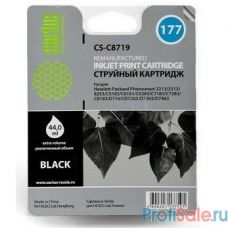 Картридж струйный Cactus CS-C8719 №177XL черный (38мл) для HP 3100/3110/3207/3210/3213/3214/3308/8250/8253/C5140